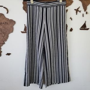 Peck & Peck Striped Palazzo Pants